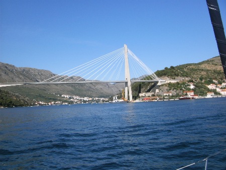 Neue Brücke vor Dubrovnik